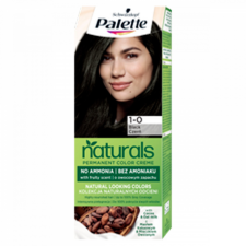  Schwarzkopf Palette Naturals tartós hajfesték 1-0 Fekete hajfesték, színező