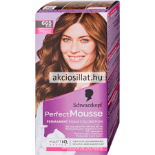 Schwarzkopf Perfect Mousse tartós hajfesték 665 Csokoládés Karamell hajfesték, színező