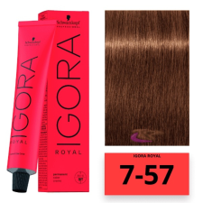Schwarzkopf Professional Schwarzkopf Igora Royal hajfesték 7-57 hajfesték, színező