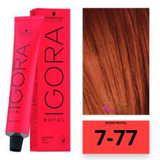 Schwarzkopf Professional Schwarzkopf Igora Royal hajfesték 7-77 hajfesték, színező