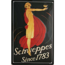 Schweppes Since 1783 - Fémtábla dekoráció