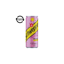 Schweppes Üdítőital szénsavas SCHWEPPES Pink Tonic 0,33L DRS üdítő, ásványviz, gyümölcslé