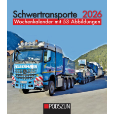  Schwertransporte 2026 naptár, kalendárium