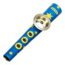 Schylling klasszikus fém Kazoo hangszer kék játékhangszer