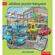 Scolar Kiadó Kft. Játékos puzzle-könyvem: Járművek gyermek- és ifjúsági könyv