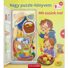 Scolar Kiadó Nagy puzzle-könyvem - Mit eszünk ma? gyermek- és ifjúsági könyv
