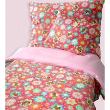  Scooby Doo/Kutyás ágyneműhuzat, Piros (90x130 + 40x50 cm) - Naturtex lakástextília