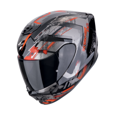Scorpion EXO-391 CLUTTER zárt motoros bukósisak fekete-piros bukósisak