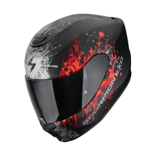 Scorpion Exo-391 Wolf bukósisak matt black/silver/red XS bukósisak