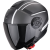 Scorpion EXO-CITY II Cosmos nyitott motoros bukósisak matt ezüst-fehér