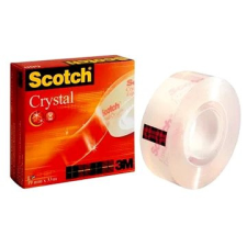 Scotch Crystal Clear 19 mm x 33 m, átlátszó ragasztószalag és takarófólia