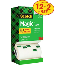 Scotch magic 810 19mmx33m írható ragasztószalag 12+2db 7100026965 ragasztószalag