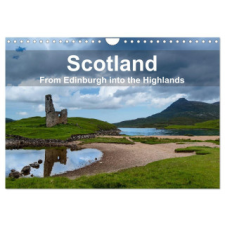  Scotland - From Edinburgh into the Highlands (Wall Calendar 2024 DIN A4 landscape), CALVENDO 12 Month Wall Calendar naptár, kalendárium