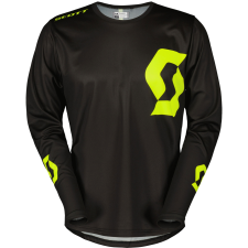 Scott Compete motokrossz mez fekete-fluo sárga motocross mez
