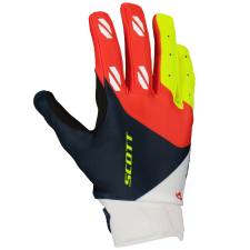 Scott EVO RACE motokrossz kesztyű kék-piros-fluo sárga motoros kesztyű