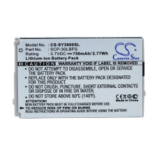 SCP-30LBPS Akkumulátor 750 mAh mobiltelefon akkumulátor
