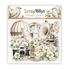 ScrapBoys Romantic Garden Kivágatok Ephemera 1 csomag matrica