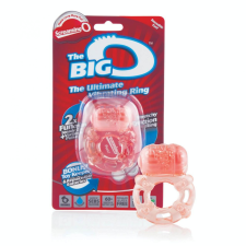  Screaming Big - vibrációs péniszgyűrű (barack) péniszgyűrű