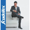 Scudotex 452 ezüstszálas pamut kompressziós férfi térdzokni 18-21 hgmm, 280 den, sötétkék, V. (44-45)
