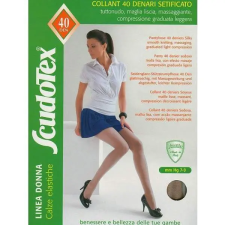 Scudotex 460 Selyemfényű Kompressziós harisnyanadrág 40 den, Nero (fekete), L gyógyászati segédeszköz