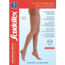 Scudotex 822 nyitott unisex harisnyanadrág 70 denes, 15-18 Hgmm, testszínű, III.(M) gyógyászati segédeszköz