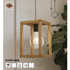 SEARCHLIGHT 54741-1NA Square, Függeszték világítás