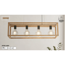 SEARCHLIGHT 54741-4NA Square, Függeszték világítás