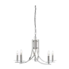 SEARCHLIGHT ASCONA ezüst csillár (SL-4165-5SS) E14 5 izzós