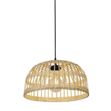 SEARCHLIGHT Bali fekete-barna függesztett lámpa (SL-7394CW) E27 1 izzós IP20 világítás