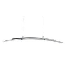 SEARCHLIGHT Curve ezüst LED függesztett lámpa (SL-5064-4SS) LED 4 izzós IP20 világítás