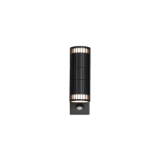 SEARCHLIGHT Detroit fekete kültéri falikar (SL-37739BK-PIR) GU10 2 izzós IP44 kültéri világítás