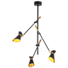 SEARCHLIGHT Diablo fekete-arany LED függesztett lámpa (SL-5943-3BG) LED 3 izzós IP20