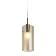 SEARCHLIGHT Duo III bronz függesztett lámpa (SL-2301CP) E14 1 izzós IP20 világítás