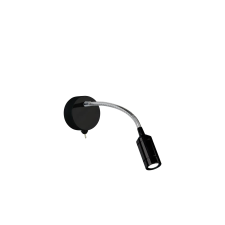 SEARCHLIGHT Flexy fekete LED falikar (SL-2256BK) LED 1 izzós IP20 világítás