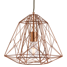 SEARCHLIGHT GEOMETRIC CAGE réz függesztett lámpa (SL-7271CU) E27 1 izzós világítás