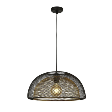 SEARCHLIGHT Honeycomb fekete-arany függesztett lámpa (SL-6841BGO) E27 1 izzós IP20 világítás