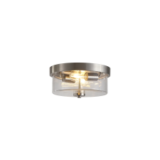 SEARCHLIGHT Preston ezüst fürdőszobai mennyezeti lámpa (SL-66210-2SS) E27 2 izzós IP44 világítás