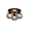 SEARCHLIGHT Radiance fekete-füstszínű mennyezeti lámpa (SL-44521SM) E27 3 izzós ip20