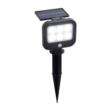 SEARCHLIGHT Solar Searchlight-67424BK-PIR napelemes leszúrható lámpa kültéri világítás