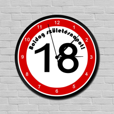 Sebességkorlátozós falióra 18. születésnapra, Sebességkorlátozós falióra 18. születésnapra falióra