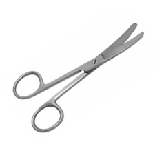  Sebészeti - cooper olló tompa/tompa/hajlított végű, 16 cm hosszú gyógyászati segédeszköz