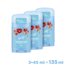 Secret Izzadásgátló stift Rose Water 3x45g dezodor
