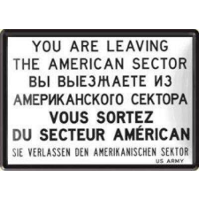 Sector American Sector RETRO Fémtábla dekoráció