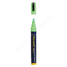 Securit® Krétamarker 2-6 mm - ZÖLD - vágott hegy (SMA510) - vízzel lemosható filctoll, marker