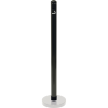 Securit Rozsdamentes acél hamutartó oszlop, időjárásálló, fekete