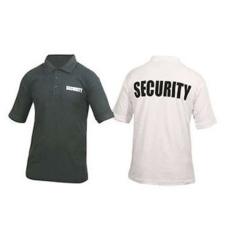  Security feliratú ing galléros póló munkaruha