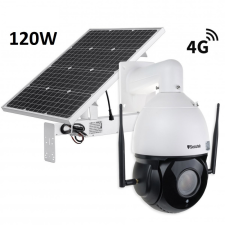 Secutek Forgatható 4G PTZ IP kamera Secutek SBS-NC79G-30X napelemes töltéssel 120W / 60A megfigyelő kamera