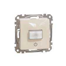  Sedna WISER Mozgásérzékelő, nyomógombos fényerőszabályzóval, 160fok, alumínium SDD112386 Schneider biztonságtechnikai eszköz