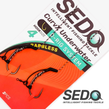 SEDO CurvX Underwater Barbless D Rig System Előkötött Bojlis Előke horog