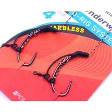 SEDO CurvX Underwater Barbless D Rig System Előkötött Bojlis Előke 6 horog